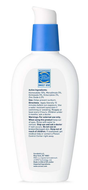 CeraVe SPF 30 面部保濕乳液 - 無油, 不致粉刺 (85克)