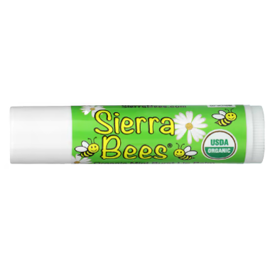 Sierra Bees 有機潤唇膏 - 薄荷味