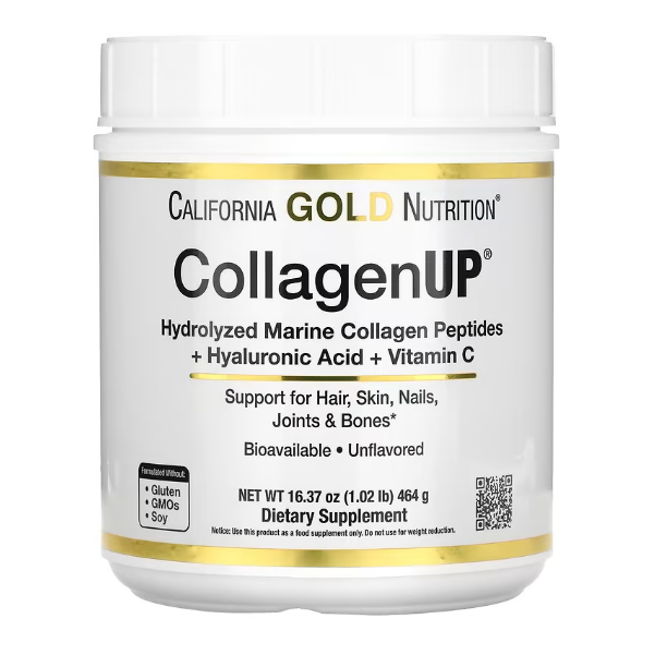 California Gold Nutrition 膠原蛋白粉 - 含透明質酸及維他命C (206克)